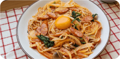ロゼ辛麺ピー