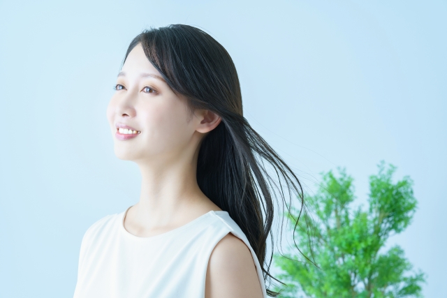 内側から髪を強くする