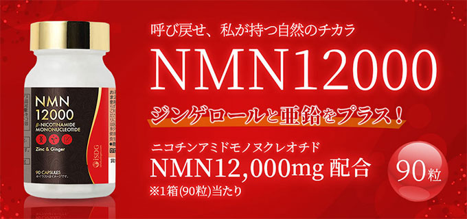 NMN12000 亜鉛＋ジンゲロール（30日分）